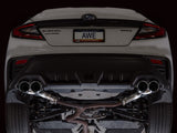 AWE Tuning 22-25 Subaru VB WRX Track Edition Axle-Back Exhaust - Chrome Silver Tips