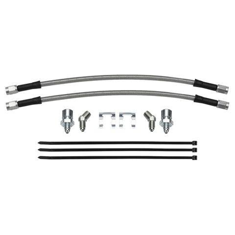 Wilwood 89-98 Nissan 240SX / 89-02 Nissan Skyline Rear Flexline Kit (M10x1.0 to 1/8-27)