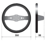 Sparco Steering Wheel 215 Suede Black