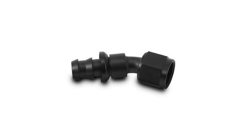 Push-on 30 deg. Hose End Elbow Fitting, Size: -4AN