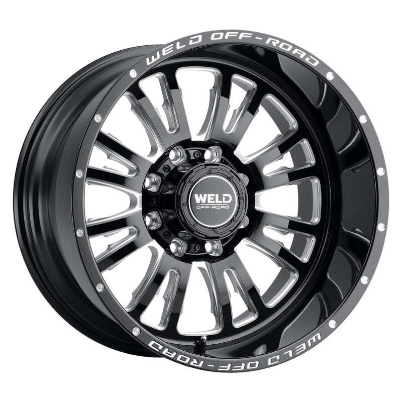 Weld Slingblade 20x10 / 8x165.1 / 4.75 BS / 125.1 HB - Gloss Black Milled - Non-BL Wheel