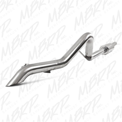 MBRP 2007-2009 Jeep Wrangler (JK) 3.8L V6 4 dr Off-Road Tail Pipe Muffler before Axle