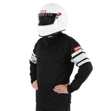 RaceQuip Black SFI-5 Jacket - Medium Tall
