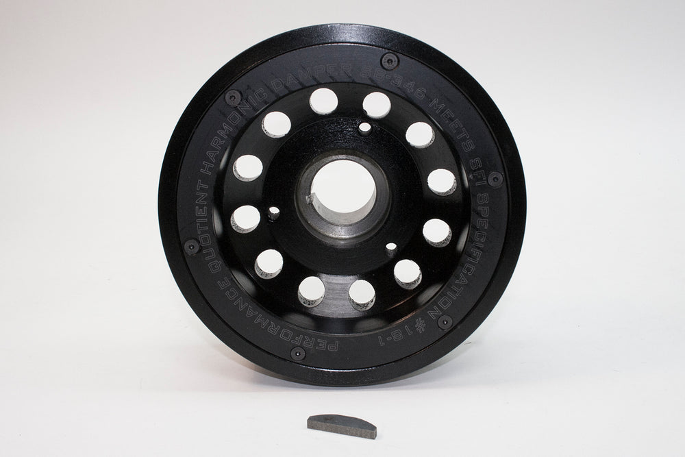 PRW - PQx SFI-Rated Racing Steel Damper - 2434640