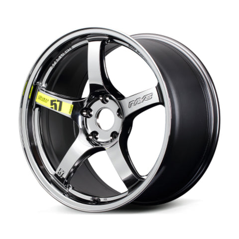Gram Lights 57CR Limited 17x9.0 +12 5x114.3 RAYS Black Metal Coat Wheel