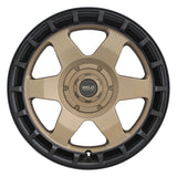 Weld Off-Road Ridge 17x9 - 6x135 / 6x139.7 BP - ET-12 - 106.1mm CB - Satin Bronze Wheel (Black Ring)