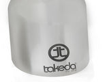 aFe Takeda Universal Exhaust Tip 2-1/2 IN Inlet x 4 IN Outlet x 6 IN L- Polished