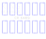 King Engine Bearings Jeep 232CI/242CI/248CI / Rambler 232CI (Size .020) Connecting Rod Bearing Set