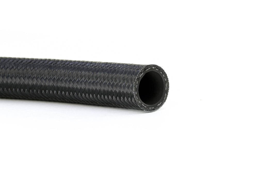 HPS Performance -16 Nylon Stainless Steel Braided Hose Black