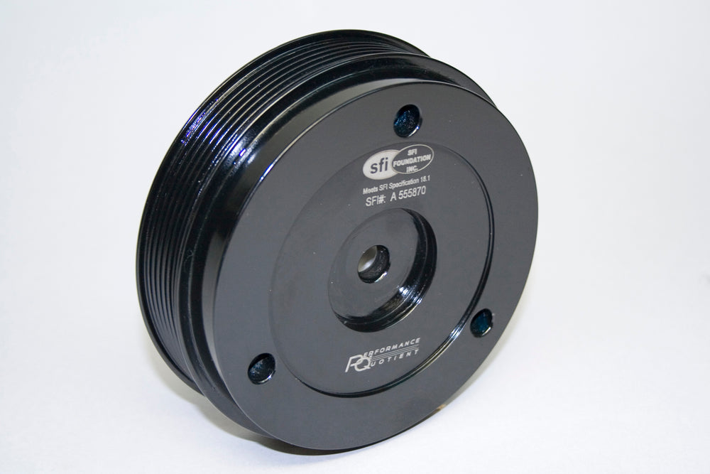 PRW - PQx SFI-Rated Racing FluidGel Serpentine Pulley Damper - 2510900