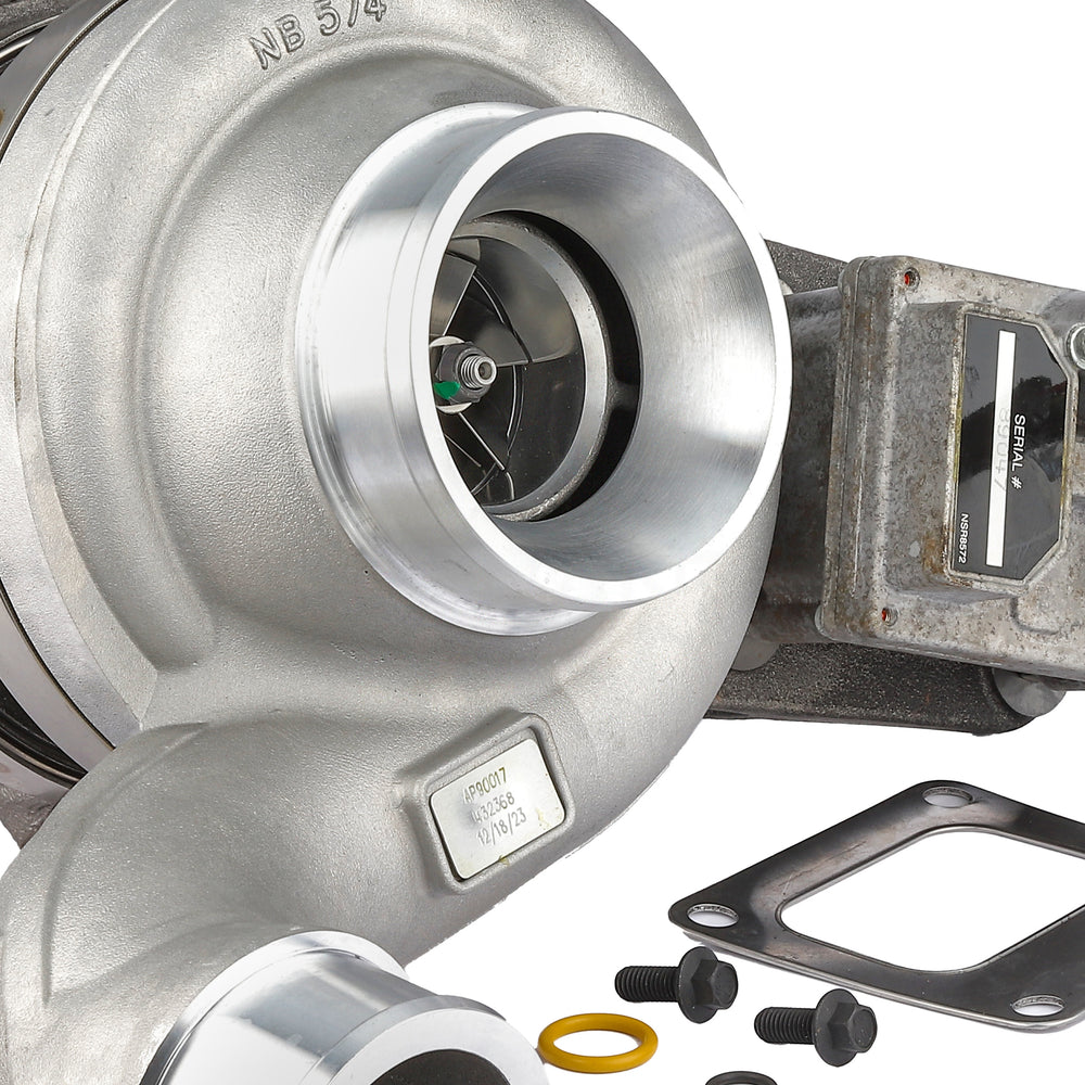 Reman Turbo B2UV, MaxxForce DT466 Mid Mount w/Act