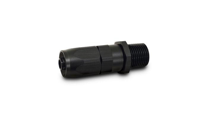 '-6AN Male NPT Straight Hose End Fitting, Pipe Thread: 1/8in NPT