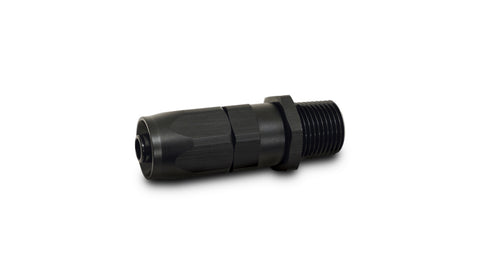 '-10AN Male NPT Straight Hose End Fitting, Pipe Thread: 3/8in NPT