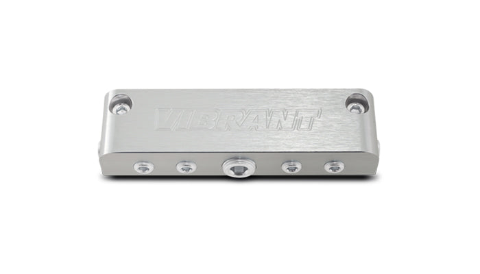 Aluminum Vacuum Manifold - Anodized Silver