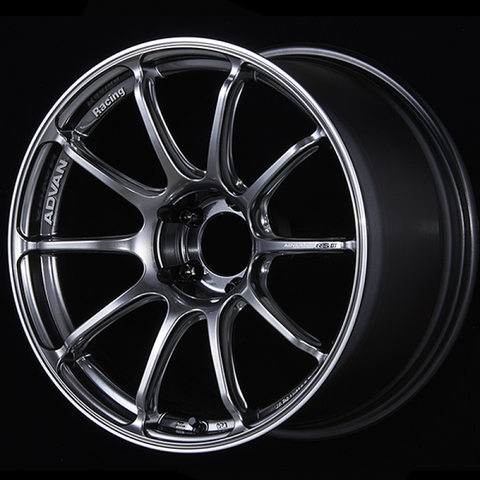 Advan RSIII 19x8.0 / 47 Offset / 5x100 / 63mm Bore / Racing Hyper Black and Ring