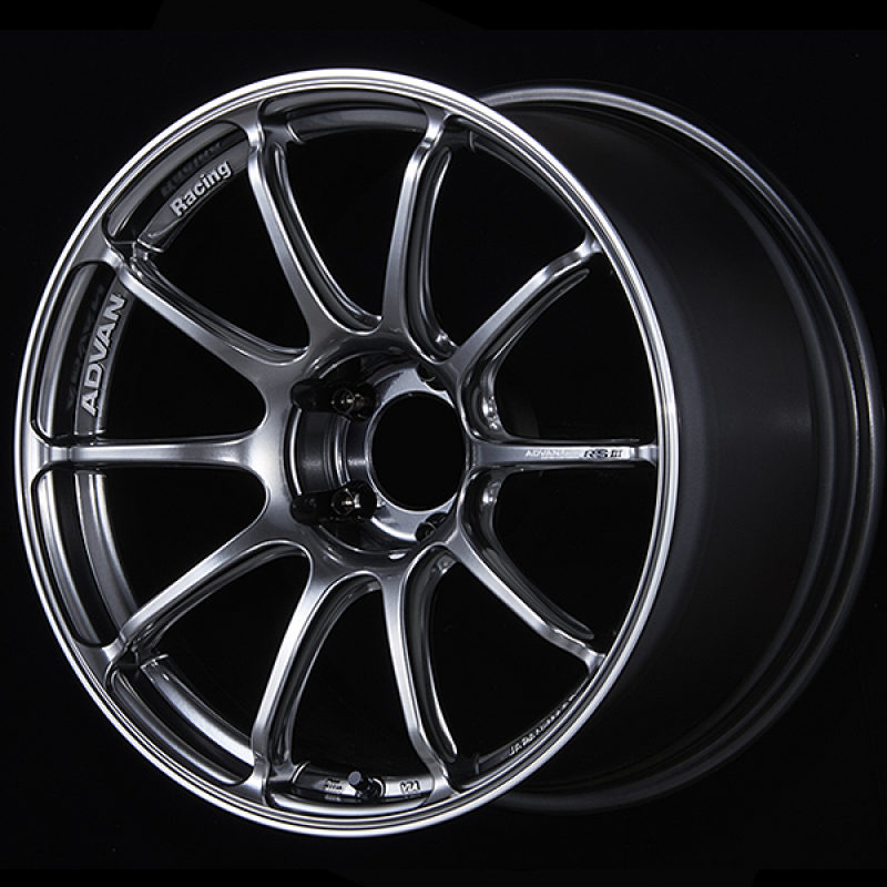 Advan RSIII 18x9.5 / +45 Offset / 5x100 / 63mm Bore / Racing Hyper Black and Ring