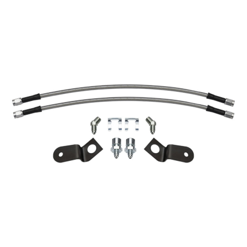 Wilwood 13-18 RAM 1500 4WD Braided Stainless Steel Flexline Hose Kit