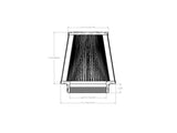 aFe Magnum FORCE Intake Replacement Air Filter w/ D2 Dry Media 5in x(9x7.5)in x(6-3/4x5.5)in x7in
