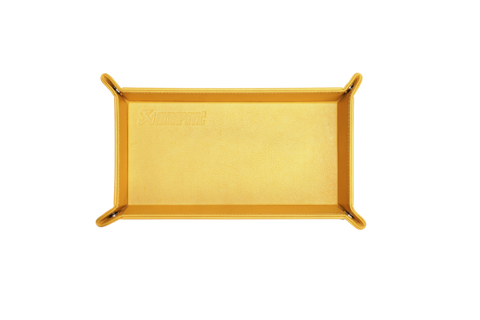 Akrapovic Leather Desk Valet - Yellow
