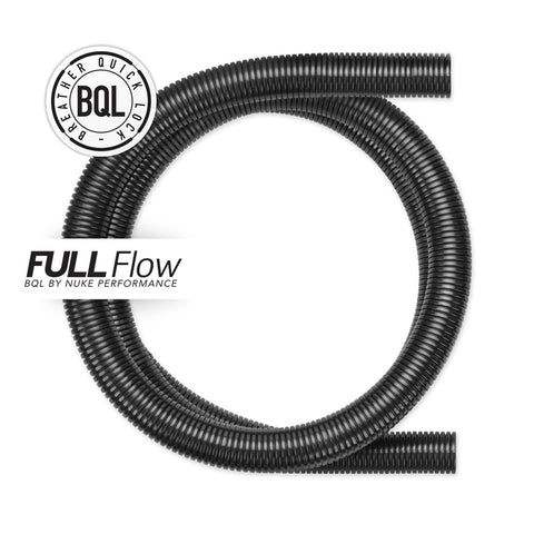 Convoluted BQL 22 breather hose, Length 1m