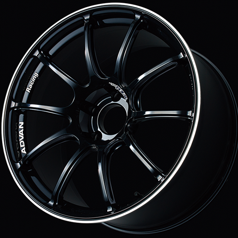 Advan RZII 15x6.0 / +38 Offset / 4x100 / 63mm Bore / Racing Gloss Black and Ring