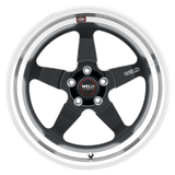 Weld S104 Ventura 18x10 5x120.65 ET42 BS 7.15 Gloss BLK MIL DIA 72.56 Wheel