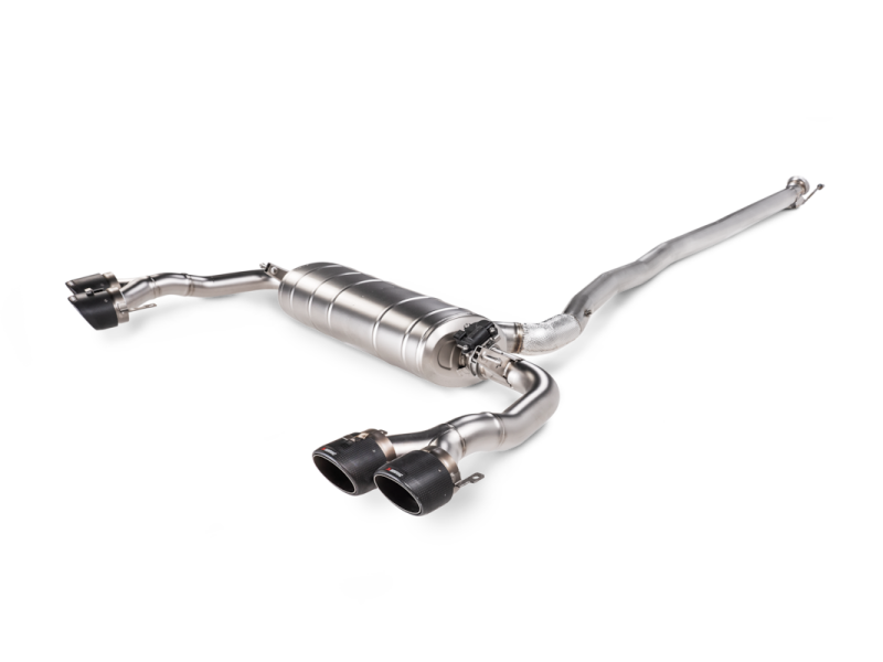 Akrapovic 2024+ Mercedes-AMG CLA 45 / CLA 45 S (C118/x118) Evo Line Cat Back (Titanium) w/ CF Tips