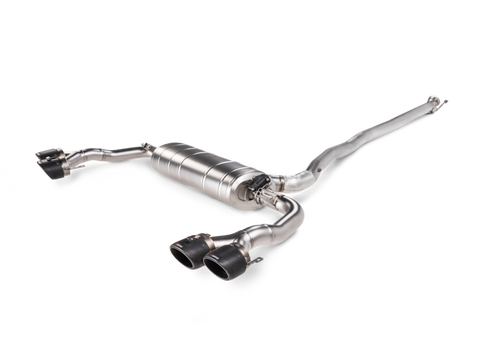 Akrapovic 2024+ Mercedes-AMG CLA 45 / CLA 45 S (C118/x118) Evo Line Cat Back (Titanium) w/ CF Tips