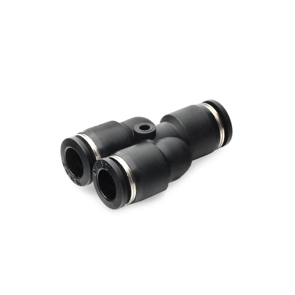 Pneufit Quick Connect Y Fitting 10 mm (1x) to 8 mm (2x)