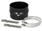 aFe Magnum FORCE Intake Coupling Kit (4 IN ID x 3 IN L) Straight Coupler w/ Hump - Black