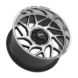 Weld Fulcrum 20x9 / 8x180 / 5 BS / 124.3 HB - Gloss Black Machined - Non-BL Wheel