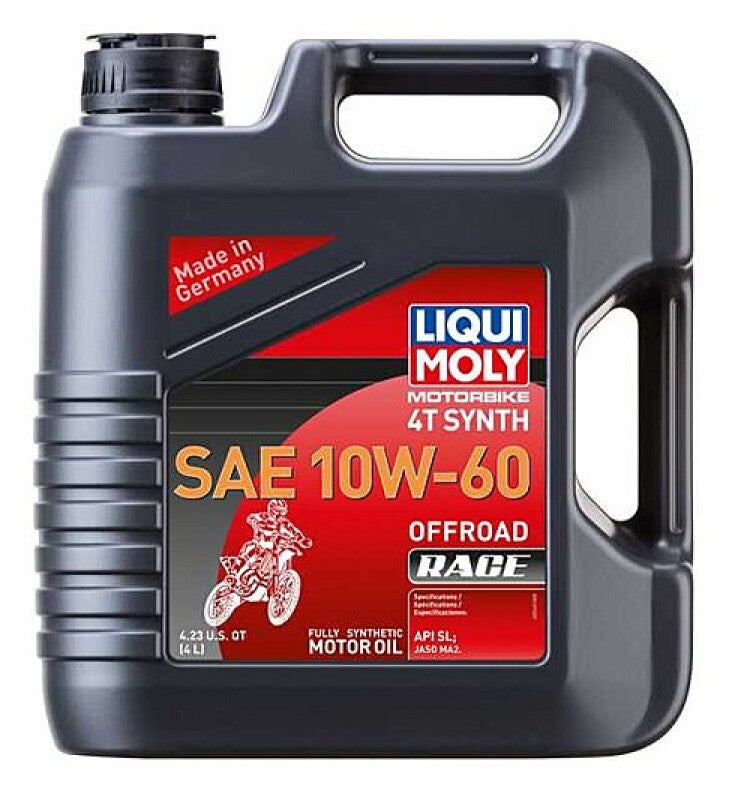 LIQUI MOLY 4L Motorbike 4T Synth SAE 10W60 Offroad Race