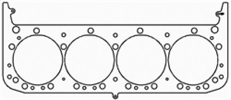 Cometic Chevy Gen1 Small Block V8 .044in MLX Cyl Head Gasket-4.220in Bore-All Pro Heads-Round Bore