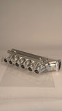 TOYOTA 2JZGTE Billet Intake Manifold 12 Injector, Raw Finish