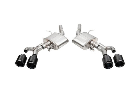 Corsa 22-25 Cadillac CT4 V Blackwing 3in Active Valve Axle-Back - 4.5in Carbon Fiber Black Tip