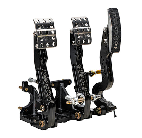 Wilwood Adjustable Tru-Bar Brake, Clutch, Throttle w/ Linkage - Floor Mount - 4.75-5.75;1