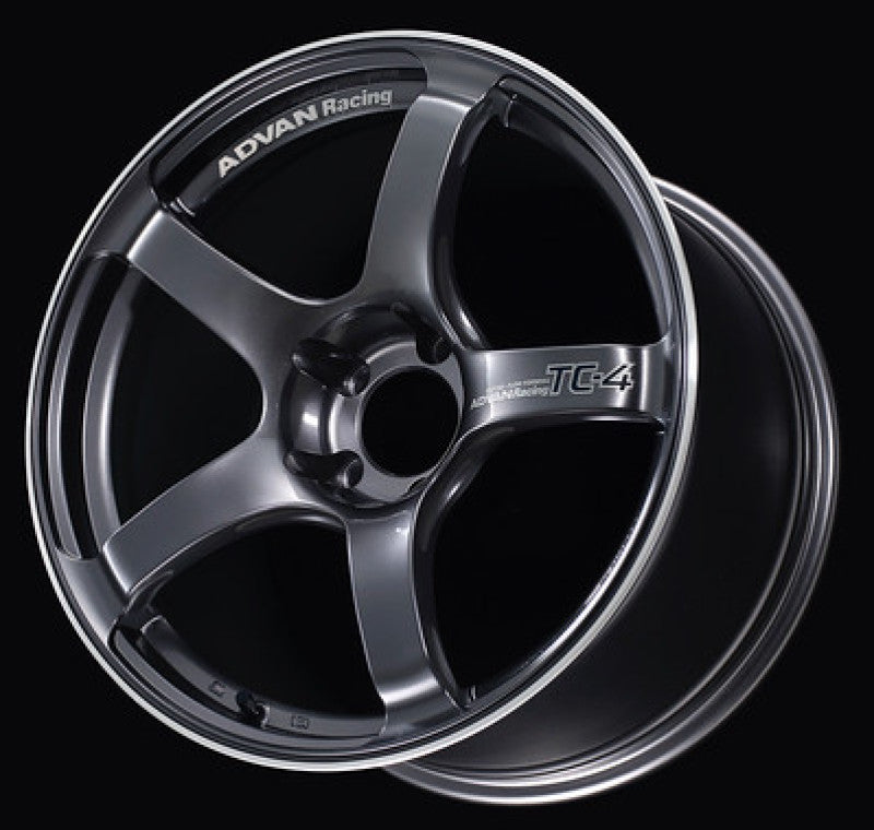 Advan TC4 17x7.0 +47 4-100 Racing Gunmetallic & Ring Wheel