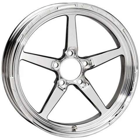 Weld Alumastar 1-Piece 18x6 / 5x120 BP / 2.7in. BS Polished Wheel - Non-Beadlock