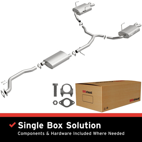 BRExhaust 09-12 GMC Acadia 3.6L Exhaust Kit