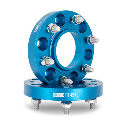 Mishimoto Wheel Spacers - 6x139.7 - 77.8 CB - 25mm - Blue