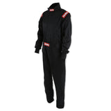 RaceQuip Black Chevron-1 Suit - SFI-1 3XL