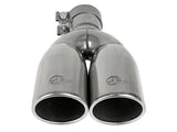 aFe MACH Force-Xp Universal Exhaust Tip 2-1/2 IN Inlet x 3-1/2 IN Outlet X 12 IN L