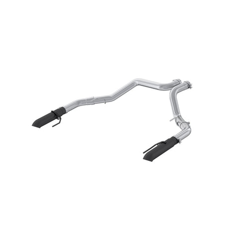 MBRP 2022+ Ford F-150 Raptor 3.5L / Raptor R 5.2L 3in Dual Rear Exit Turndown Axle Back - Black