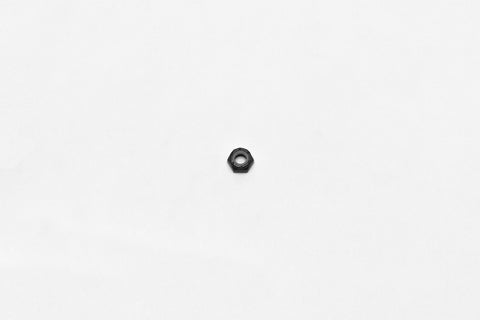 Wilwood nut 1/4-28 thin nylock 7/16 hex black zinc
