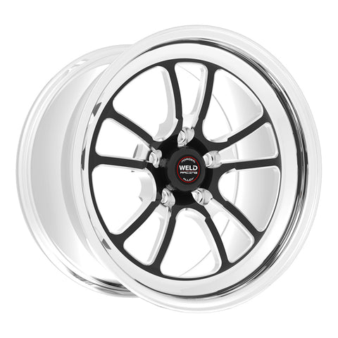 Weld S70 15x10 / 5x115 BP / 6.5in. BS Black Wheel - Non-Beadlock