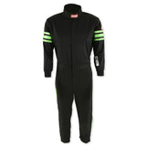 RaceQuip Green Trim SFI-1 JR. Suit - Kids Small