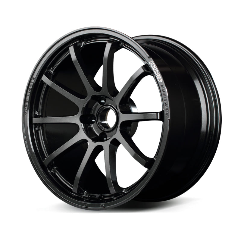 Gram Lights 57NR 18x9.5 +32 5x114.3 Glass Black Wheel