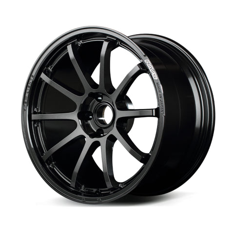 Gram Lights 57NR 18X9.5 +22 5x112 Glass Black Wheel