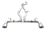 AWE Tuning 2020 Toyota Supra A90 Track Edition Exhaust - 5in Chrome Silver Tips