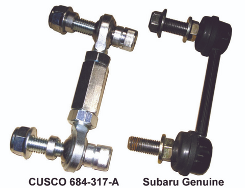 Cusco Sway Bar Link Rear Pillowball Fixed Length Non-Adjustable BP9 Legacy-GT
